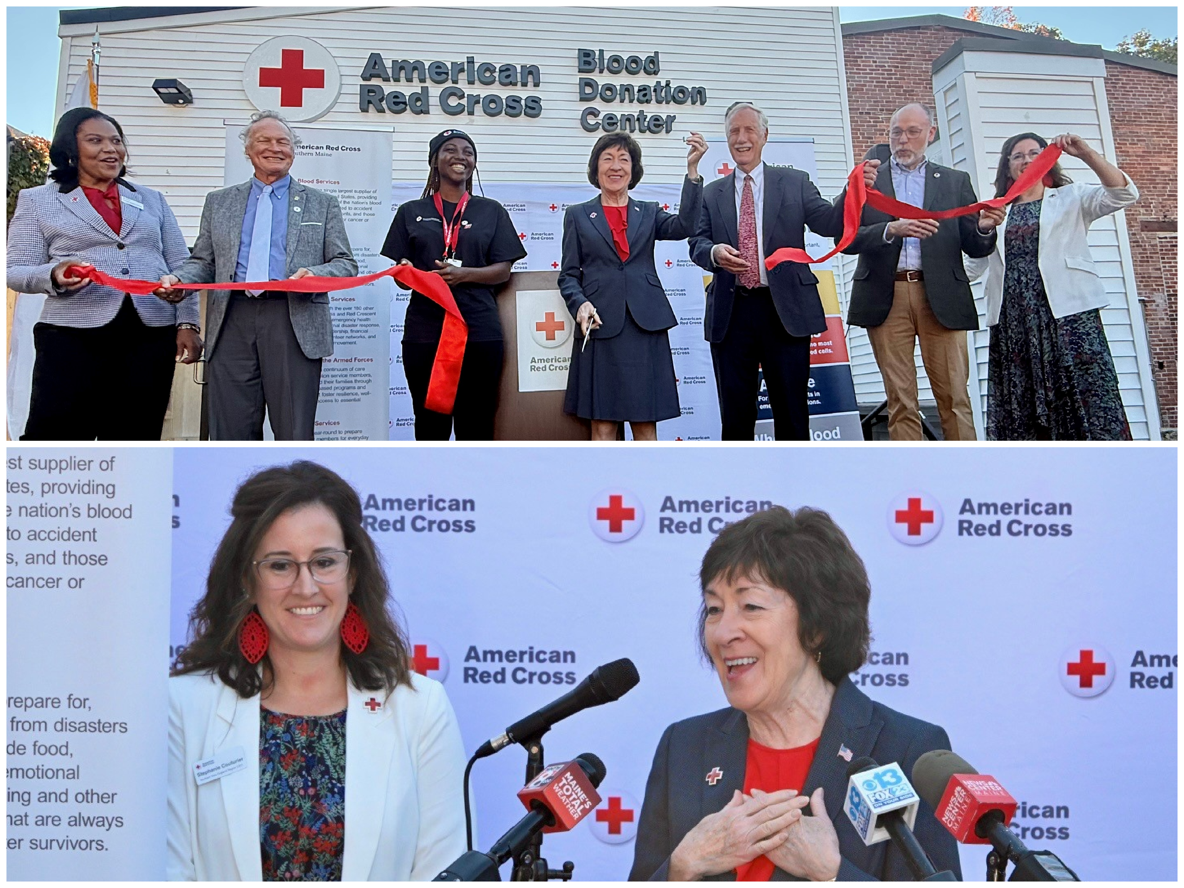 Portland Red Cross Ribbon Cutting