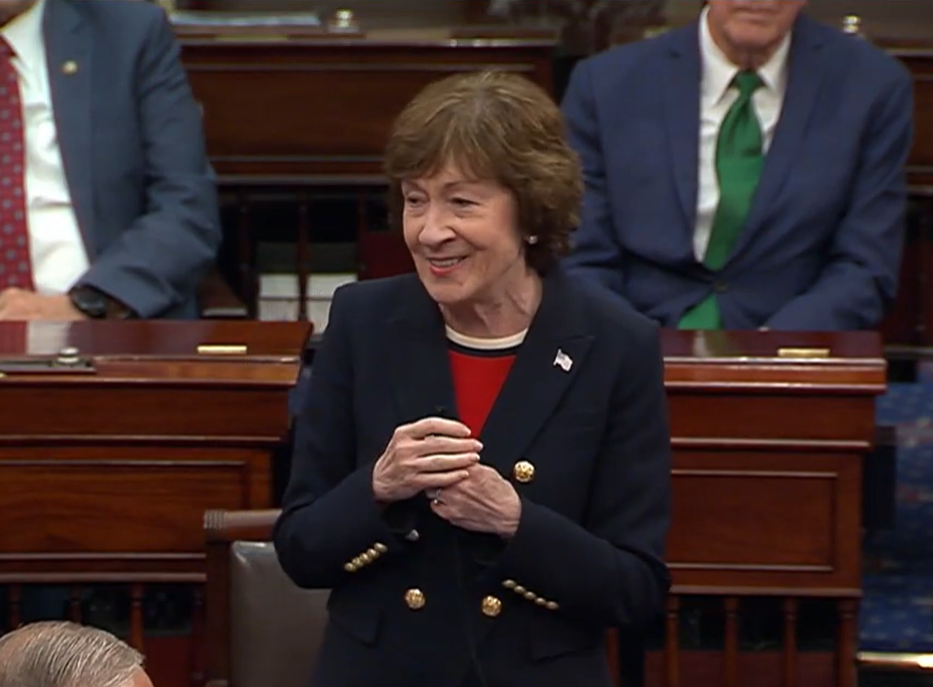 Sen. Collins 10,000 Vote